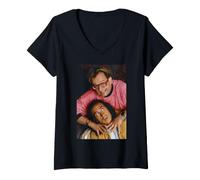 Donna Timmy Mallet Intrattenitore con Lupo Gladiatore Maglietta con Collo a V