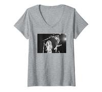 Donna Tina Turner con lospite Speciale Eric Clapton dal Vivo a Wembley Maglietta con Collo a V
