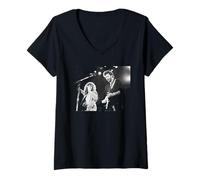 Donna Tina Turner & L'ospite Speciale Eric Clapton dal Vivo a Wembley Maglietta con Collo a V