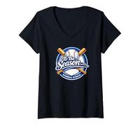 Donna 'Tis The Season Baseball è tornato! Maglietta con Collo a V