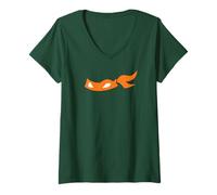 Donna TMNT Michelangelo Headband Easy Costume Cartoon Character Maglietta con Collo a V