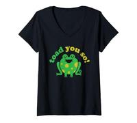 Donna Toad You So Maglietta con Collo a V