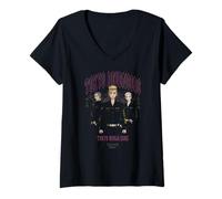 Donna Tokyo Revengers Tokyo Manji Gang Gothic Text Anime Maglietta con Collo a V
