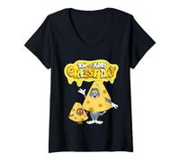 Donna Tom And Jerry Cheese Day 2026 Maglietta con Collo a V