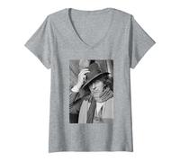 Donna Tom Baker Doctor Who Monarch of The Glen Attore 1975 Maglietta con Collo a V