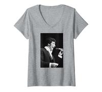 Donna Tom Jones al Copacabana New York 1969 Maglietta con Collo a V