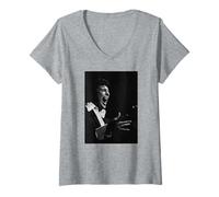 Donna Tom Jones Canta al Copacabana NYC 1969 Maglietta con Collo a V