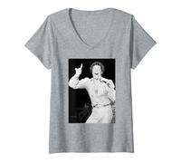 Donna Tom Jones Non è insolito US Tour Live 1983 Maglietta con Collo a V