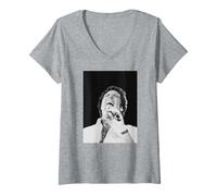 Donna Tom Jones Singing Live A Cardiff Galles 1983 Maglietta con Collo a V