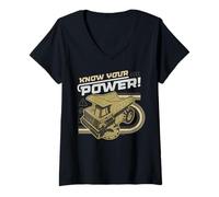 Donna Tonka Know Your Power Maglietta con Collo a V