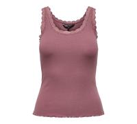 Donna Top - Onlsara Sharai Lifew Canotta, Pizzo, a Costine, Girocollo, B