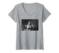 Donna Tour dell'album degli Alice Cooper Snake Constrictor 1986 Maglietta con Collo a V