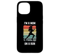 Donna Trail Runner I'm a Mum On A Run Donne Mamme Madri Custodia per iPhone 15
