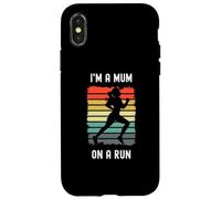 Donna Trail Runner I'm a Mum On A Run Donne Mamme Madri Custodia per iPhone X/XS