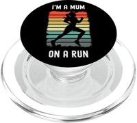 Donna Trail Runner I'm a Mum On A Run Donne Mamme Madri PopSockets PopGrip per MagSafe