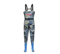 Donna Trampolieri Con tasca,Torace Pesca Waders con Stivali,Scafandro Con cintura,Pantaloni Da Pesca Con Bretelle,impermeabile,traspirante,per Pesca Sportiva,Caccia,Sport all'Aria Aperta