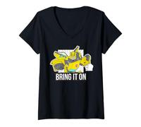 Donna Transformers Bring It On Maglietta con Collo a V
