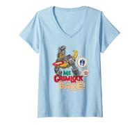 Donna Transformers Evergreen Christmas Me Grimlock Bake Cookies Maglietta con Collo a V
