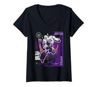 Donna Transformers Megatron Team Decepticon Gen 1 Maglietta con Collo a V