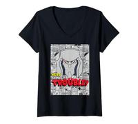 Donna Transformers Trouble Maglietta con Collo a V