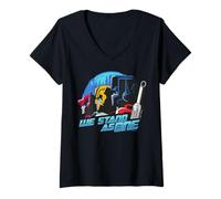 Donna Transformers We Stand As One Maglietta con Collo a V
