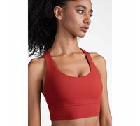 Donna Traspirante Yoga senza Maniche Top Corto Cami Reggiseno Sport Indossare