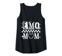 Donna Trendy Apparel Mother's Day Emo Mom Alternative Stencil Font Canotta