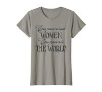 Donna Trendy Apparel Women's History Month Empowered Woman Maglietta
