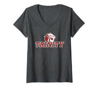 Donna Trinity University Tigers Maglietta con Collo a V