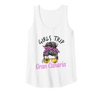 Donna Trip Gran Canaria - Chignon per Capelli disordinati, da Ragazza Canotta