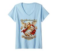 Donna Trombe scelte da Dio, Divertente Tromba Cristiana Maglietta con Collo a V