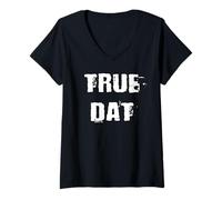 Donna True DAT Urban Style Maglietta con Collo a V