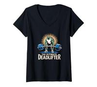 Donna Turtles Sea The Ultimate Deadlifter - Palestra per allenamento divertente Maglietta con Collo a V