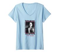 Donna Twin Peaks Agent Cooper Box Up Maglietta con Collo a V