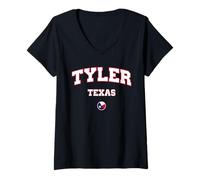 Donna Tyler (Texas) Maglietta con Collo a V