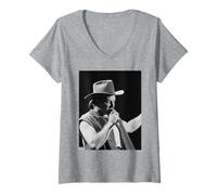 Donna U2 Bono The Joshua Tree Tour Cork 1987 Maglietta con Collo a V