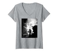 Donna UB40 Troppo Caldo da gestire Beneficio Ali Campbell Virginia Turbett Maglietta con Collo a V