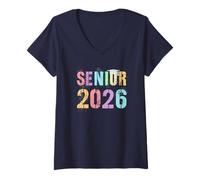 Donna Ultimo Primo Giorno Classe Senior del 2026 Livello Finale Quasi lì Maglietta con Collo a V