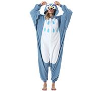 ULEEMARK Donna Ummo Pigiama Anime Cosplay Halloween Costume Attrezzatura Adulto Animale Onesie Unisex Gufo per Altezze da 140 a 187 cm