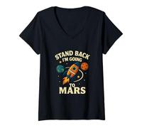 Donna Umorismo interstellare & Space Apparel Co. Maglietta con Collo a V