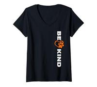 Donna Unity Day Orange T-Shirt, Anti Bullying Gift And Be Kind Maglietta con Collo a V