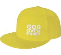 Donna Uomini Berretto da Baseball Dio Prima del Denaro Visiera Baseball Cappellino Leggera Cappello da Sole Moda Cappello Piatto per Golf Pesca Che Corre