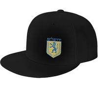 Donna Uomini Berretto da Baseball Emblema di Gerusalemme di Israele Cappello da Sole Casual Cappelli da papà Leggera Cappellino da Baseballberretto per Pesca Viaggi Che Corre