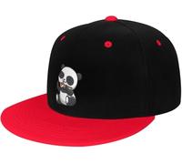 Donna Uomini Snapback Cappelli Un Simpatico Panda Mangia Sushi Cappelli da papà Moda Berretto da Baseball Casual Visiera Baseball Cappellino per Viaggi Sport Pesca
