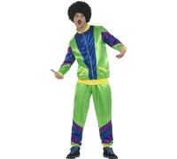 Donna Uomo 80s Guscio Suit Costume Scouser Tuta da Donna Nuovo