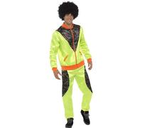 Donna Uomo 80s Guscio Suit Costume Scouser Tuta da Donna Nuovo