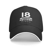 Donna Uomo Berretto da Baseball This Is What An Awesome 18 Cappellino con Visiera Classic Cappellino da Baseball Moda Snapback cap per All'Aperto Ciclismo Sport
