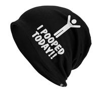 Donna Uomo Berretto in Maglia Ho Fatto La Cacca Today Cappello in Maglia Caldo Berretti Invernale Leggero Invernale Cappelli per Sci Inverno All'Aperto