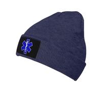 Donna Uomo Berretto Running Segno EMS Tecnico Medico di Emergenza EMT Berretto Invernale Moda Berretti in Maglia Caldo Cappello in Maglia per Sci Arrampicata Inverno