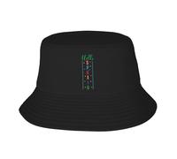 Donna Uomo Bucket Hat Hello Spring Flower Cappelli Estivo Classico Cappello da Sole Leggero Cappelli A Secchiello per Pesca Trekking Viaggi